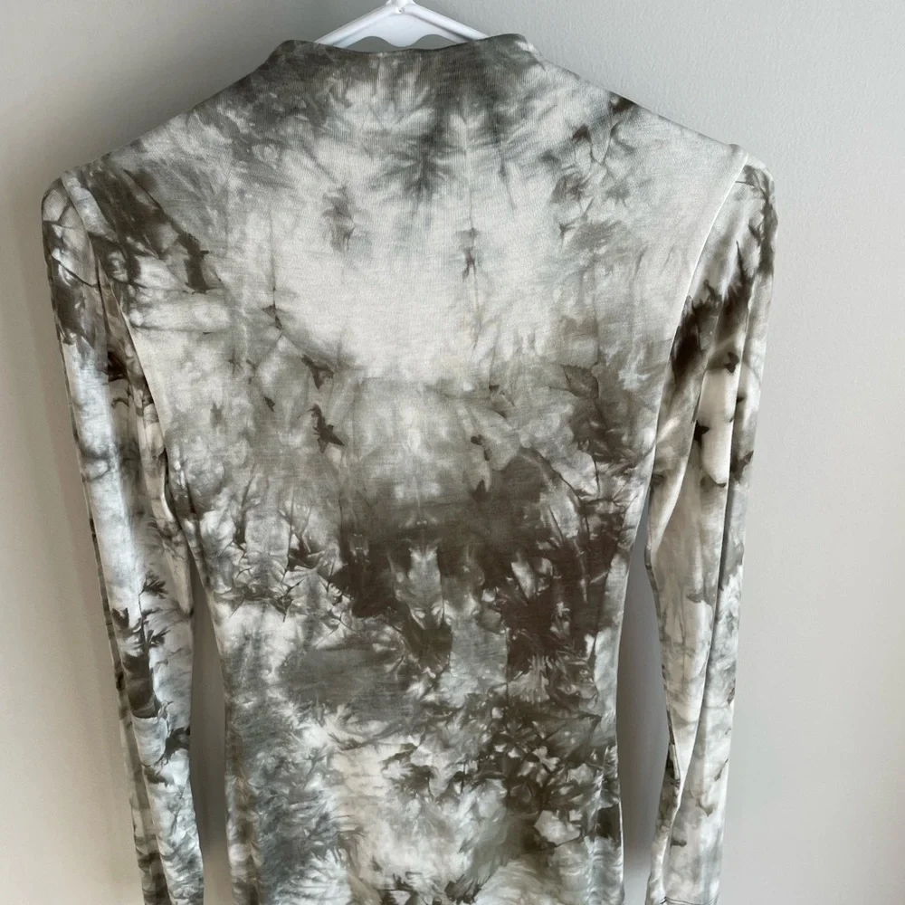 Lovers + Friends Ivanna Midi Dress - Green Tie Dye - Size Small - Picture 11 of 15